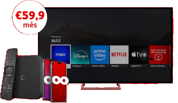 Ofertas Vodafone TV Net Voz + Móvel